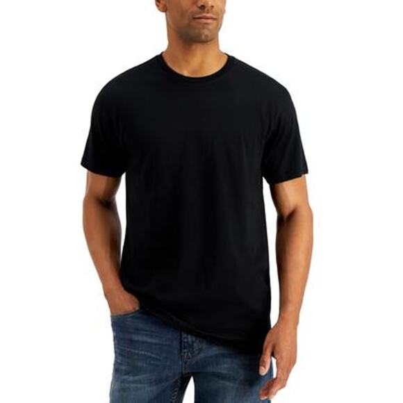 Alfani Men's crew neck Undershirt, black  2XL - Picture 1 of 5